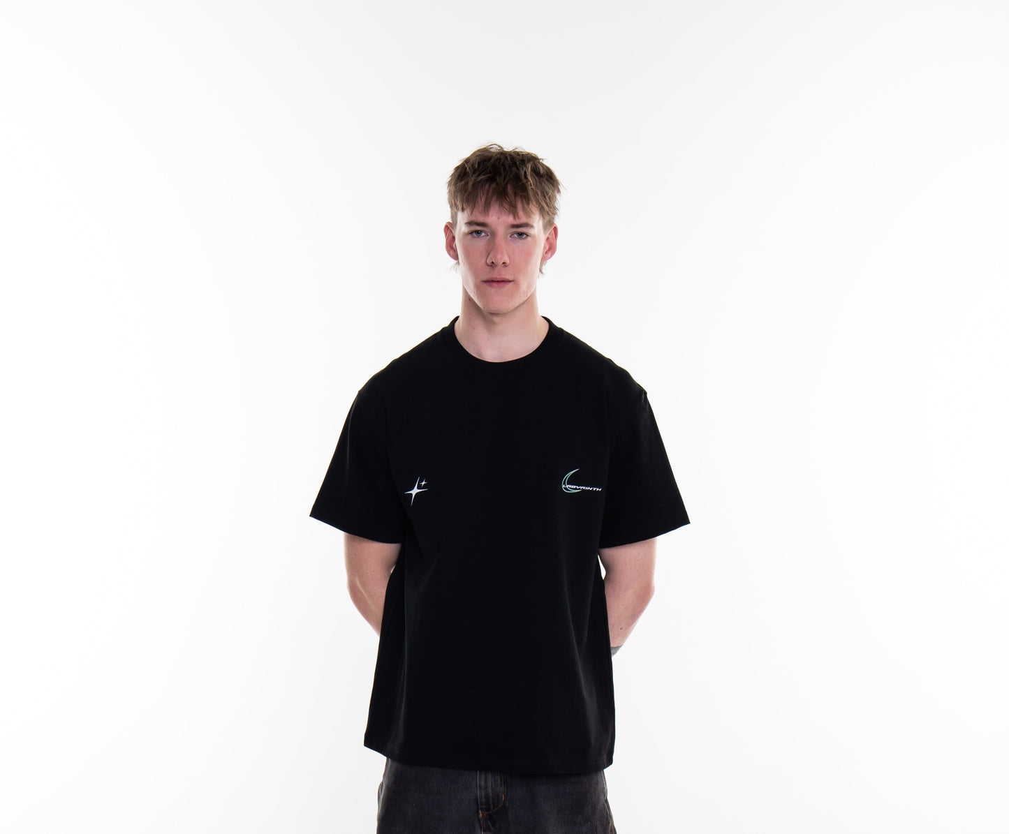 CRESCENT TEE BLACK