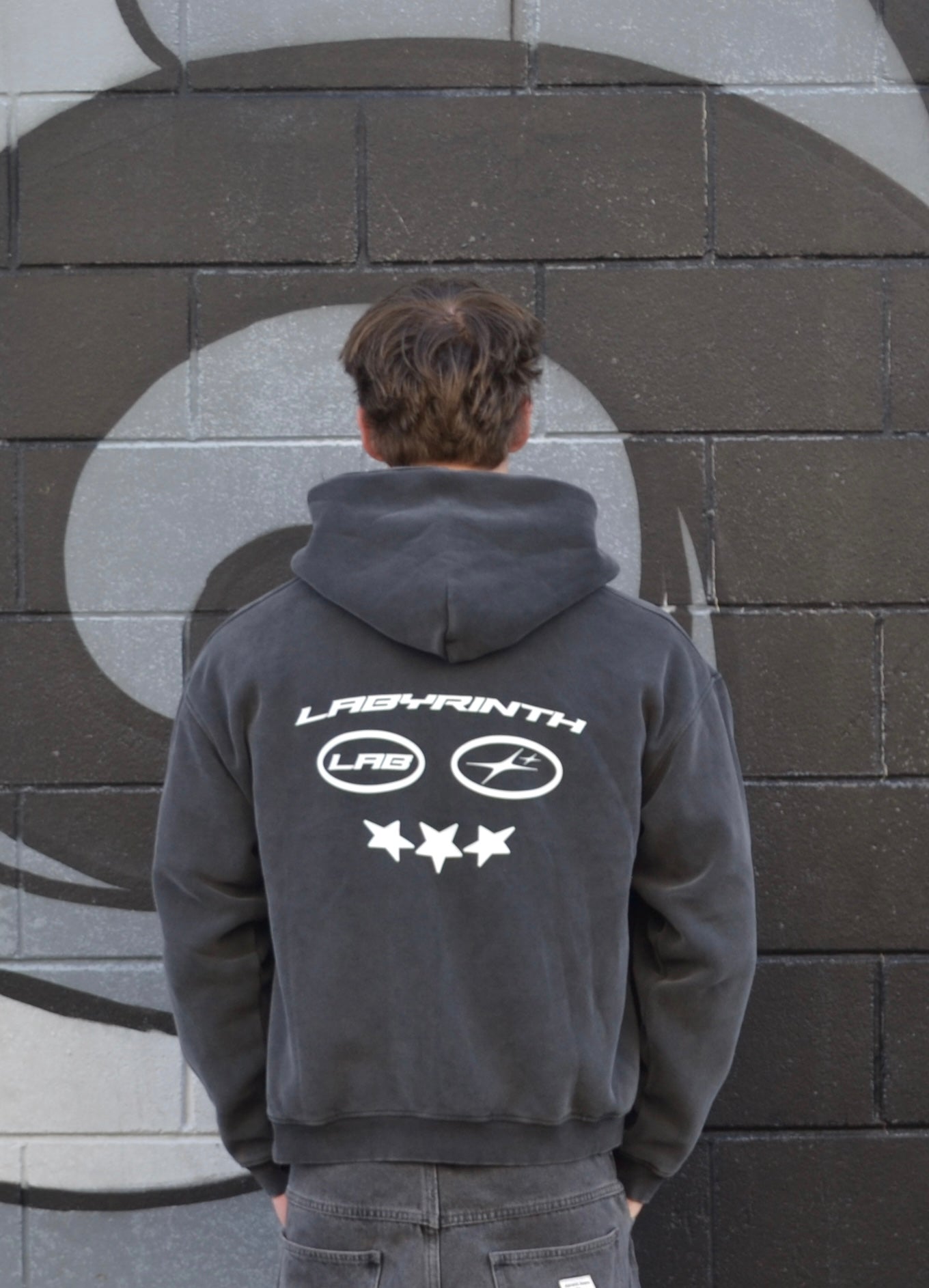 LAB Zip Through Hoodie