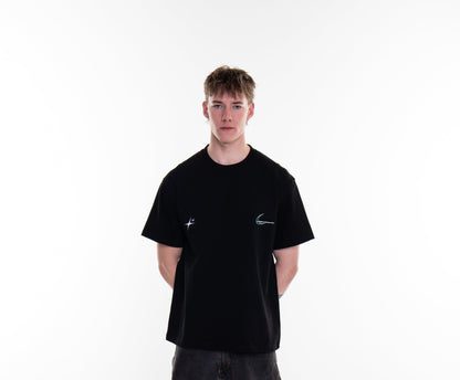 CRESCENT TEE BLACK